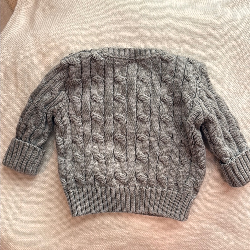 Ralph Lauren Gray Knit Sweater - Picture 4 of 4